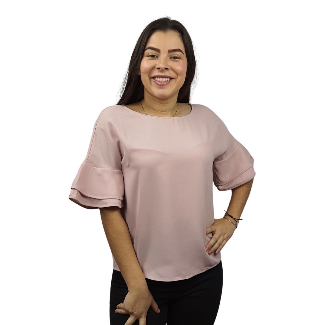 Blusa Vero Moda Rosa Vieja Style WEDDY 1/2 TOP(VMC-TP)