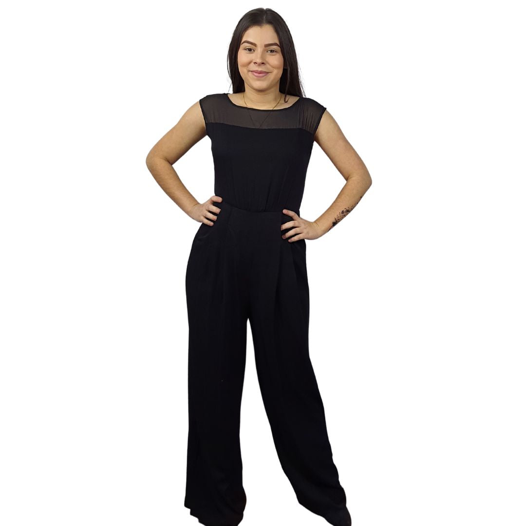 Entero Vero Moda Negro Style ADRAIN TENCEL CATSUIT(PM-ET-2)