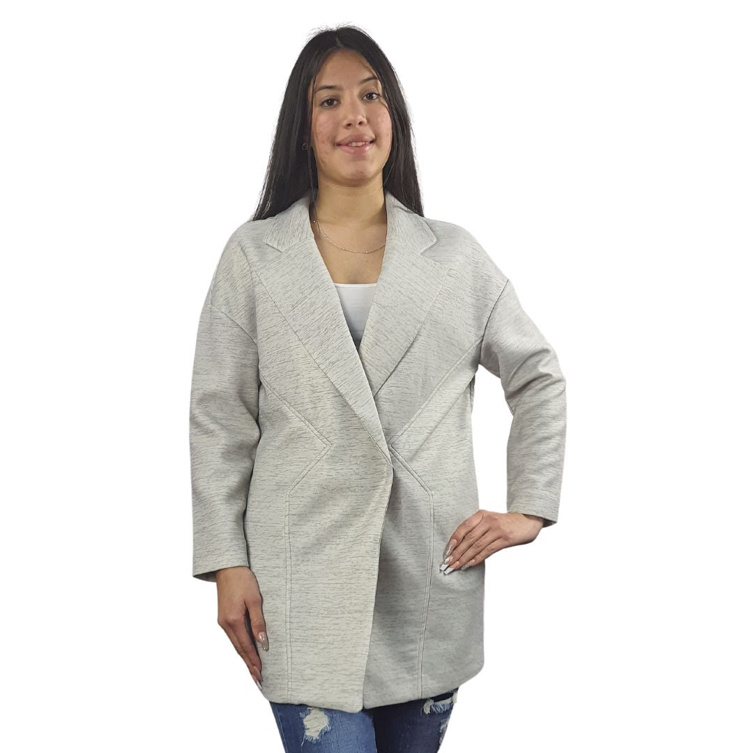 Blazer Vero Moda Gris Claro Style ZAK BLAZER SWEAT(MW-CT-2)