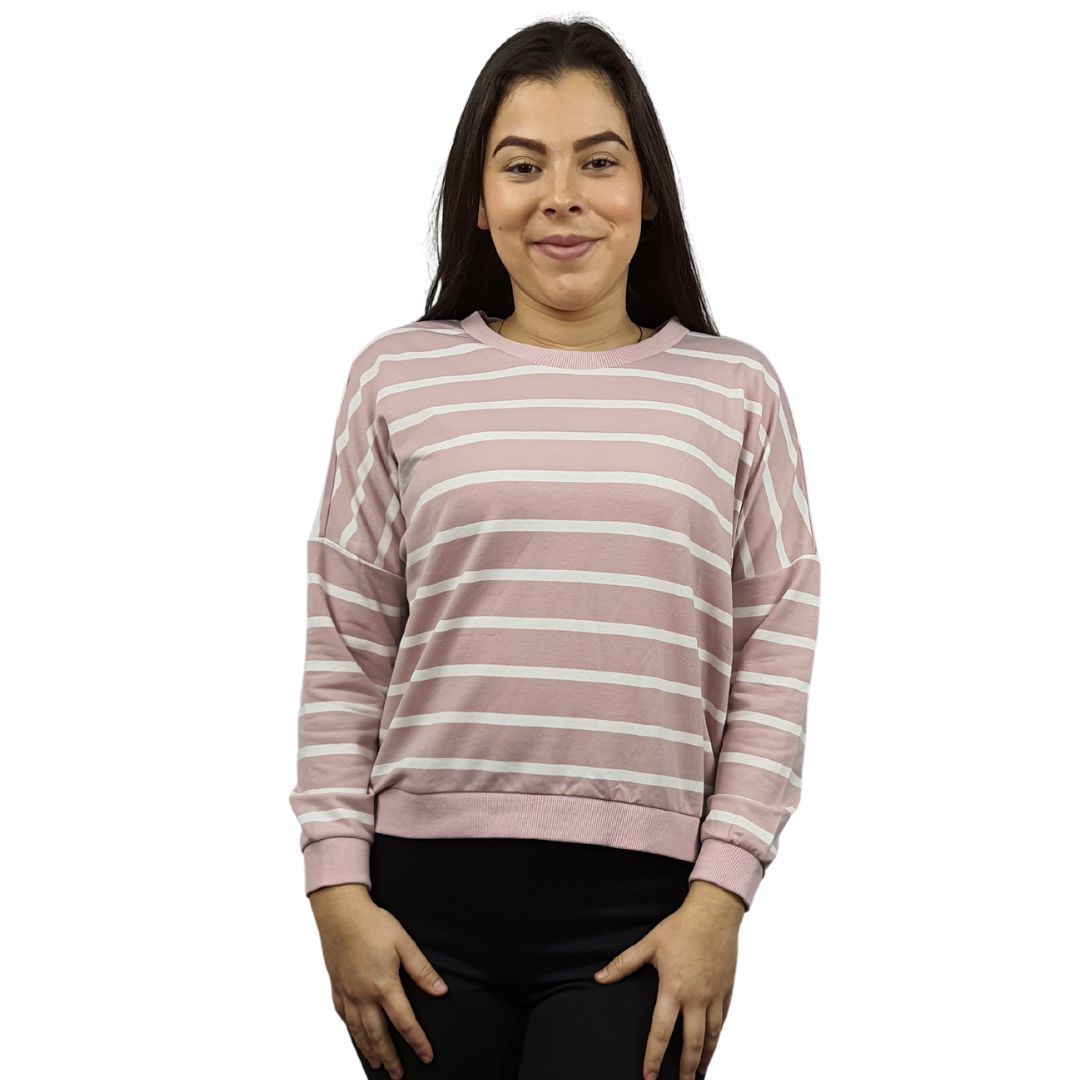Sweater Vero Moda Rosado Style WANDA L/S SWEAT(HOMEWEAR)