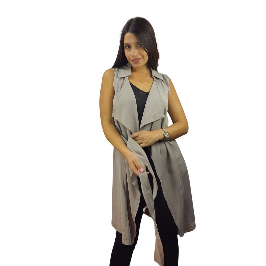 Chaleco Vero moda Gris Style MAX WAISTCOAT(VMC-NC)