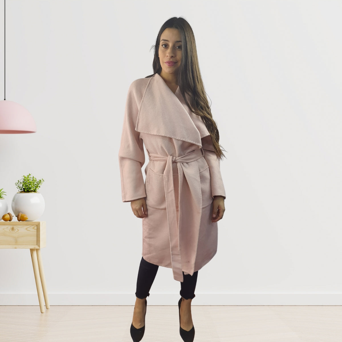 Blazer Vero Moda Rosado Style GREEN DF L/S WOOL COAT(VMC-DR)