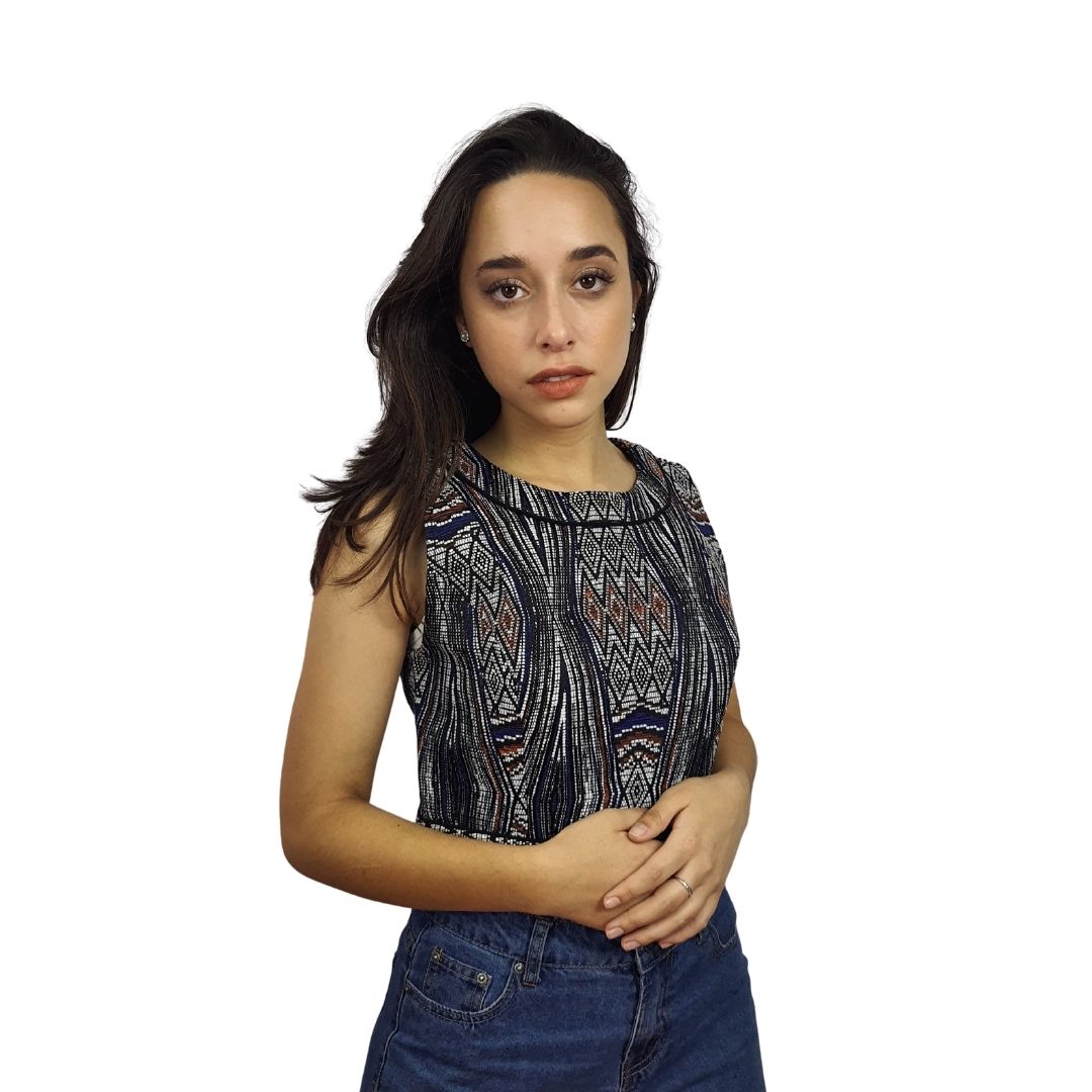 Top Vero Moda Azul Style ERICA S/L TOP(HH)