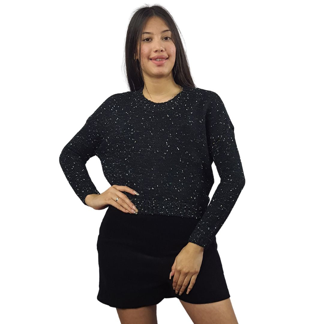 Sweater Vero Moda Negro Style SNOW L/S KNIT(UM)
