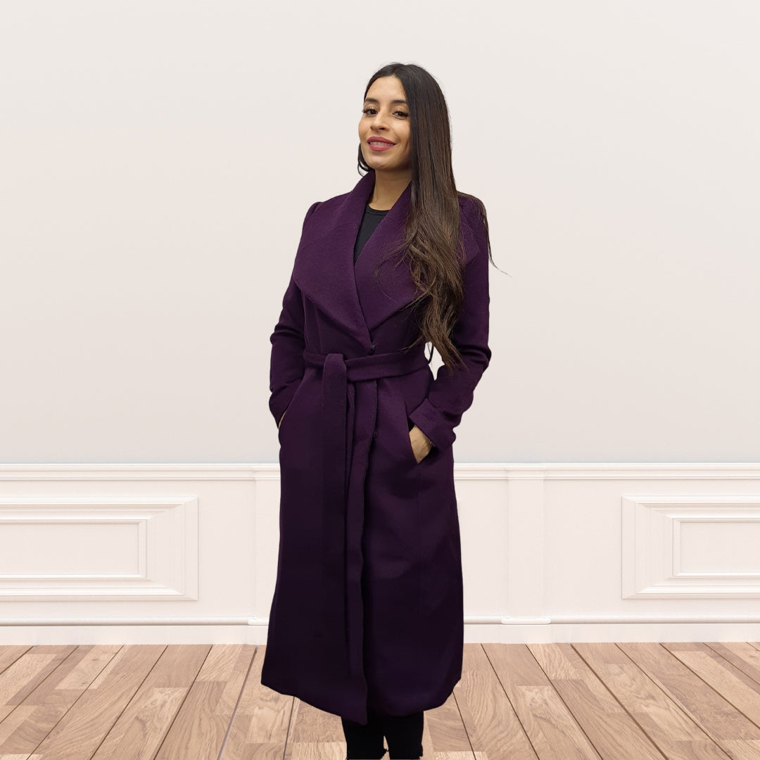 Blazer Vero Moda Morado Style LULU WOOL COAT(EL)