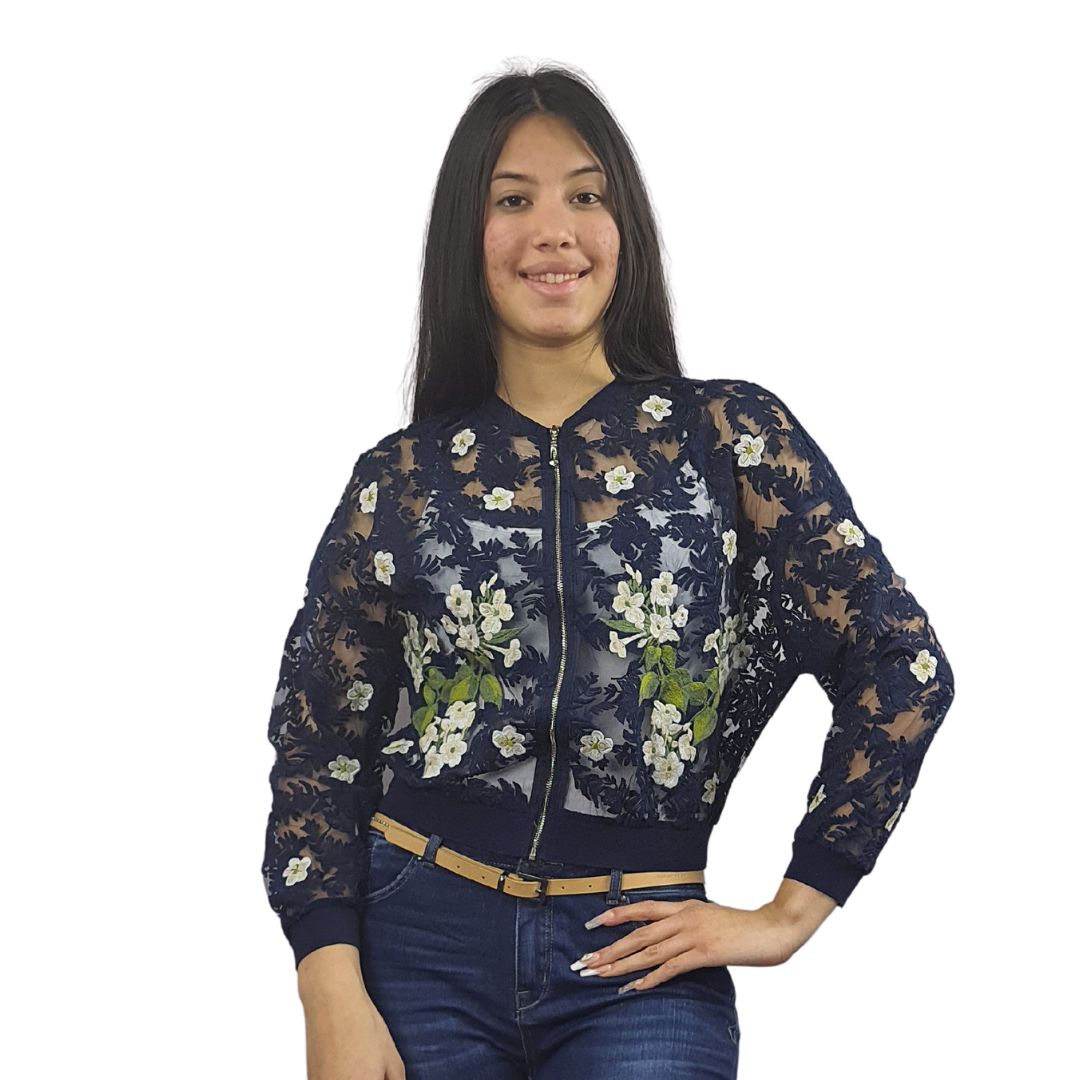 Chaqueta Vero Moda Azul Oscuro Style SAKURA L/S BOMBER JACKET(VMC-NN)