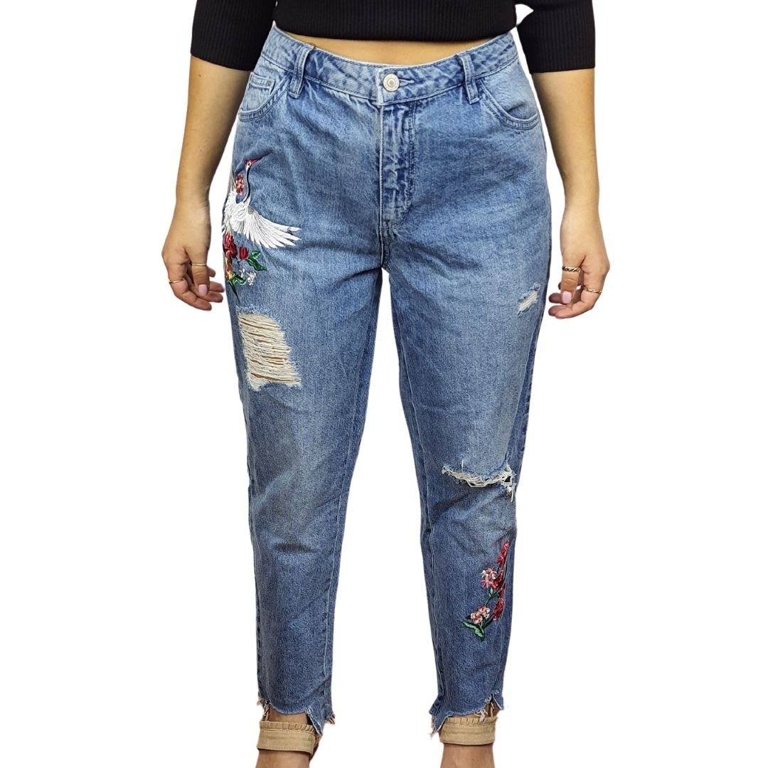 Pantalon Vero moda Style GENEROUS 9/10 MW SLIM STRAIGHT JEANS(NR)