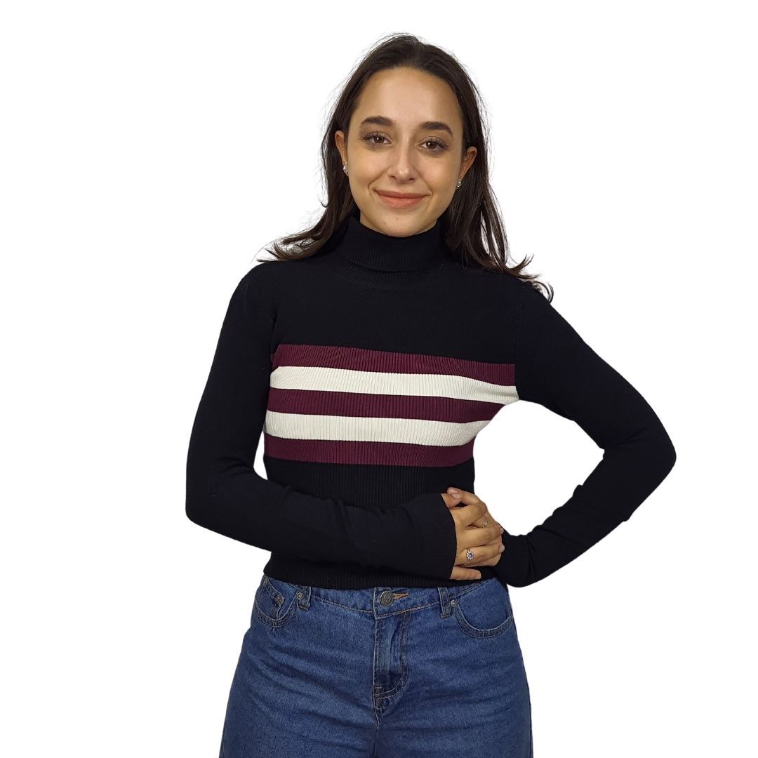 Sweater Vero Moda Negro Style WENDY L/S KNIT(PM-ET-2)