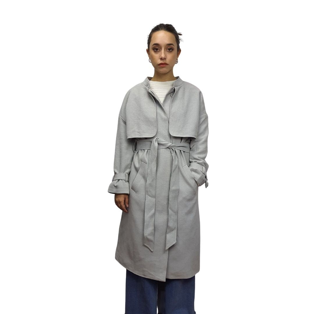 Blazer Vero Moda Gris Style MELANGE 7/8 COAT(VMC-PM-ET-3)