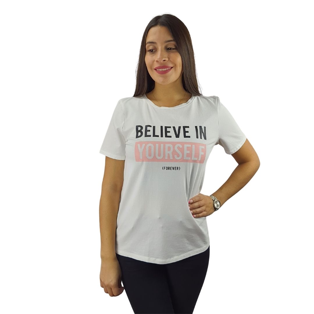 Polera Vero Moda Blanco Style ELODIE S/S TOP(SL)