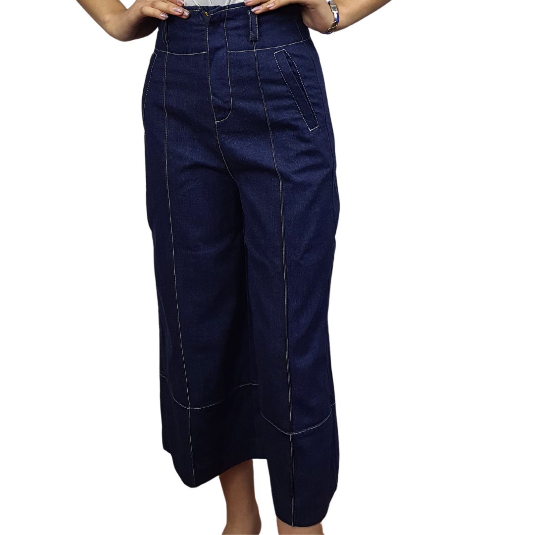 Pescador Vero Moda Azul Oscuro Style PRIORITY 9/10 HW LOOSE JEANS(SL)