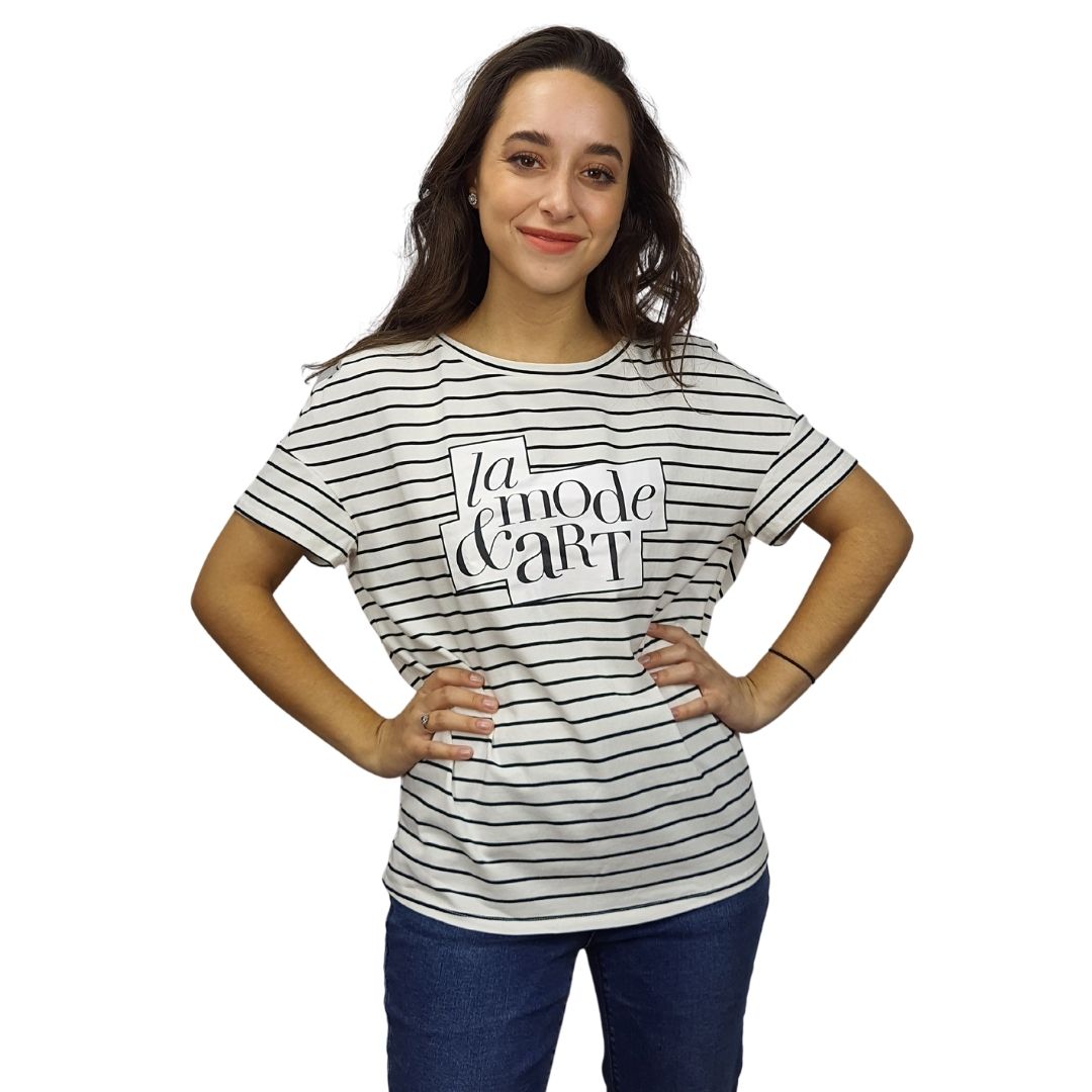 Polera Vero Moda Blanco Style JULIE S/S TOP(TP)