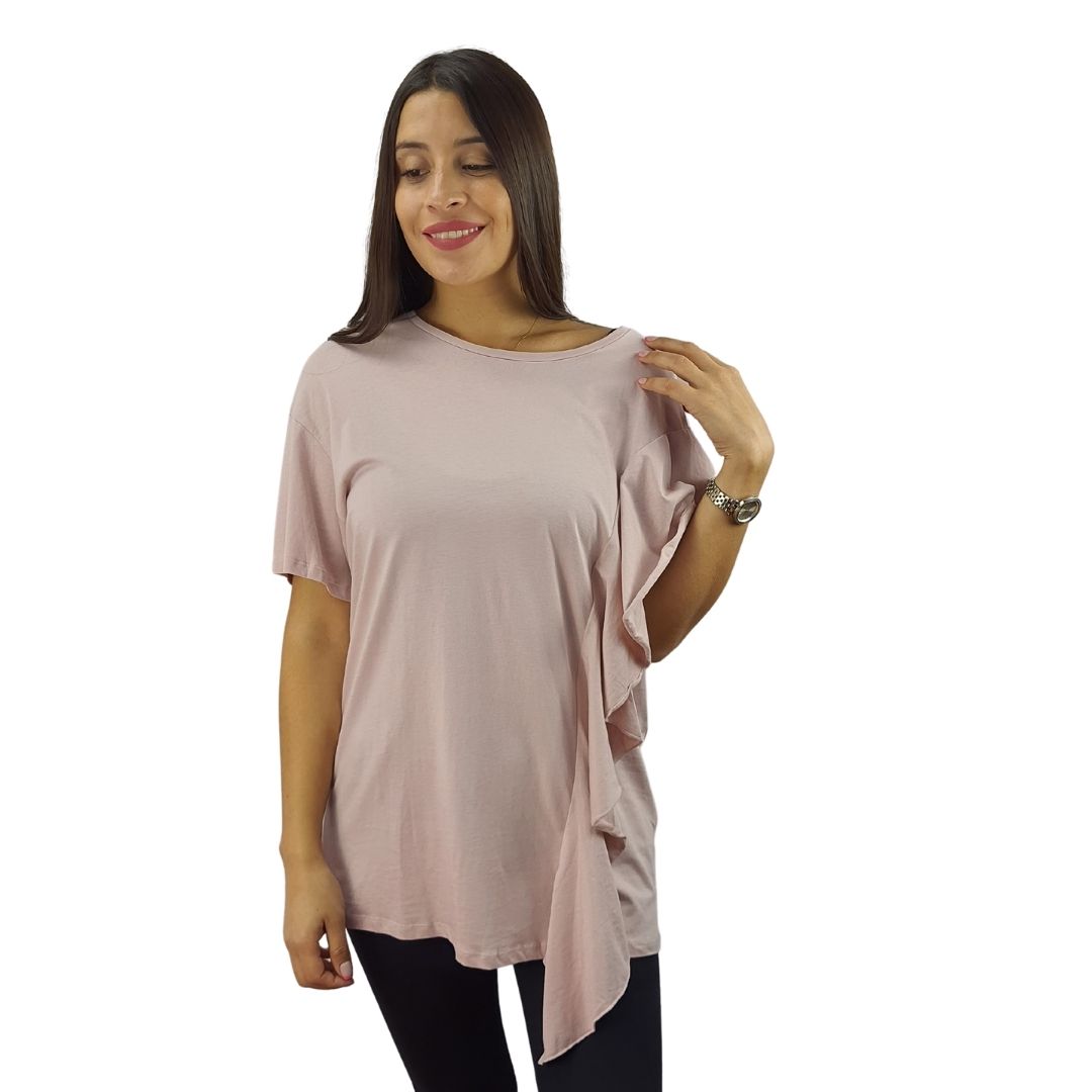 Blusa Vero Moda Rosa Vieja Style KEENE S/S JERSEY TOP CL8(HOMEWEAR)
