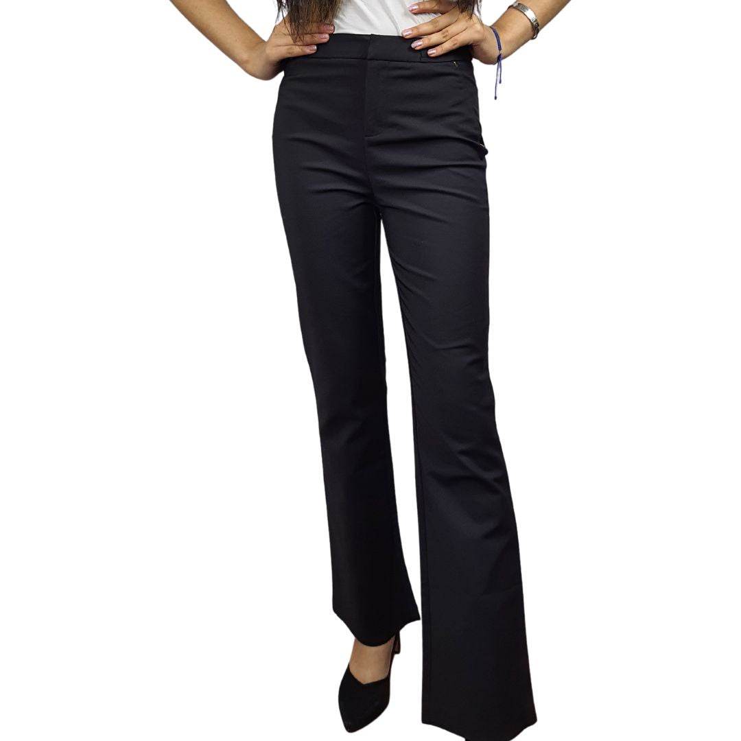 Pantalón Vero Moda Negro Style AURORA S/B PANTS(EL)