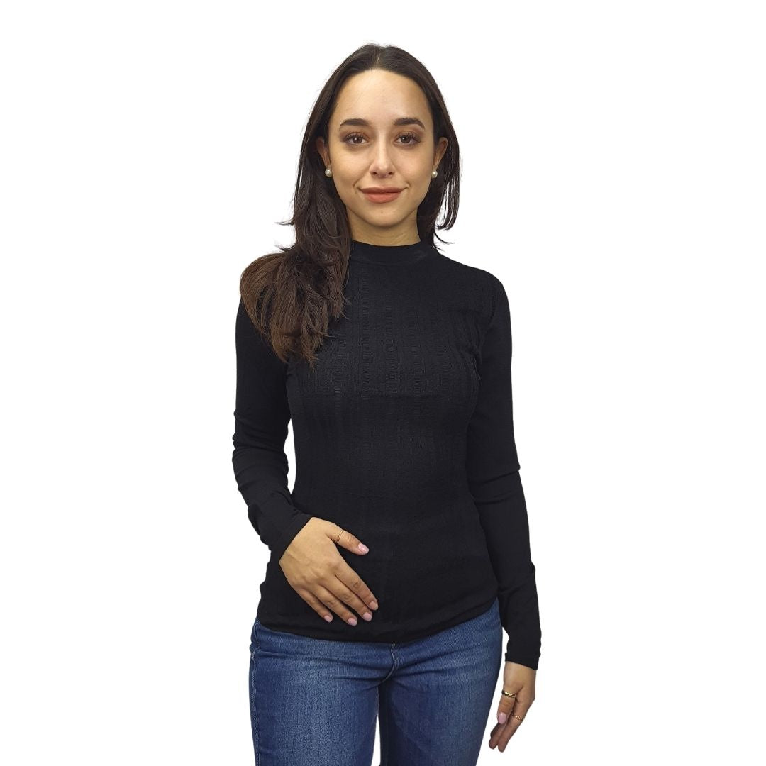 Sweater Vero Moda Negro Style LIKE L/S KNIT(VMC-BT)