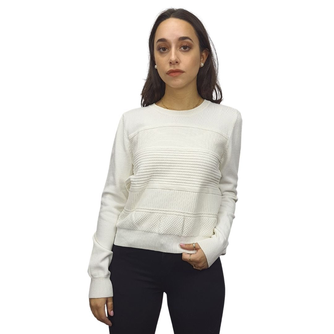 Sweater Vero Moda Blanco Style JOANNA L/S KNIT(BT)
