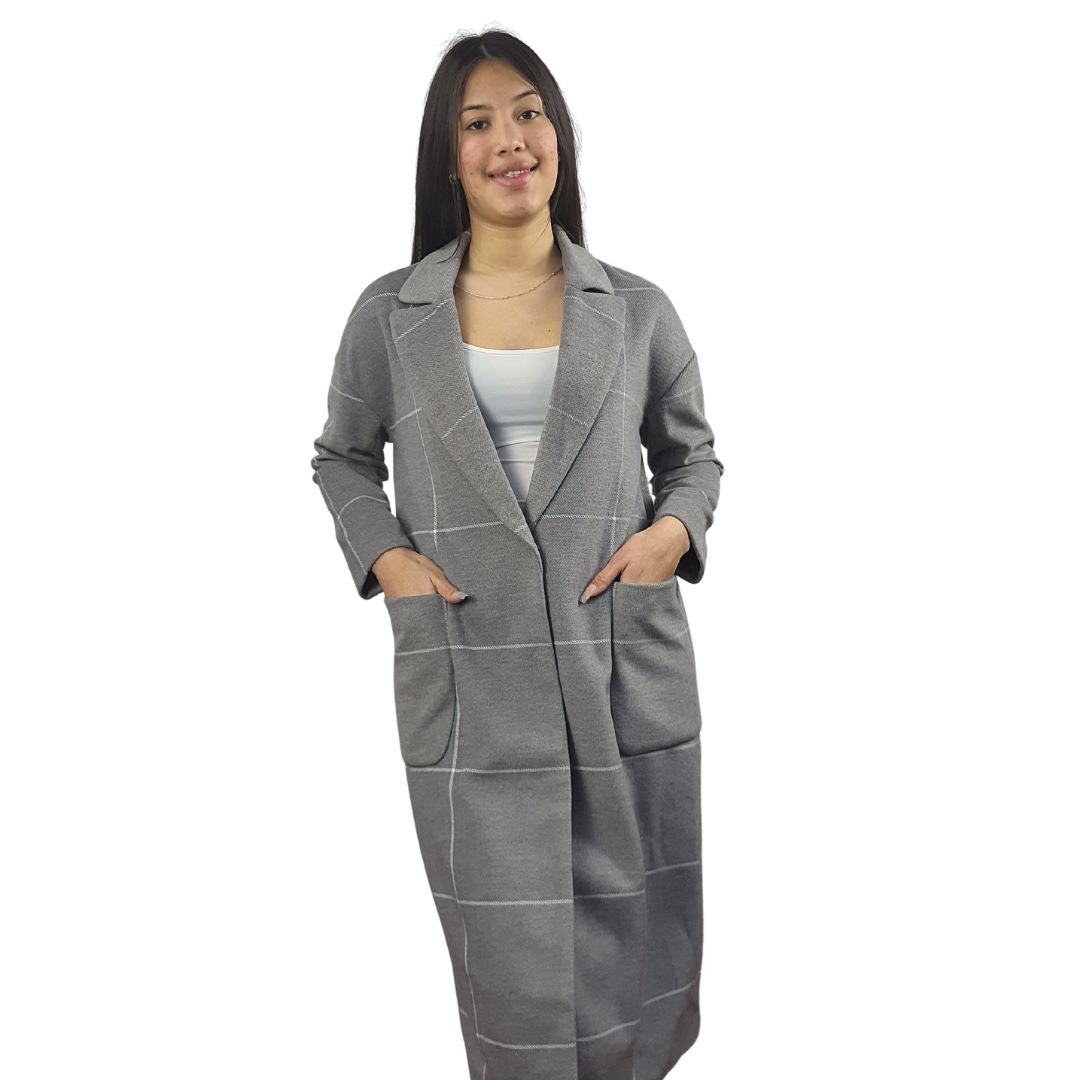 Blazer Vero Moda Gris Style ERICA L/S COAT(NL)