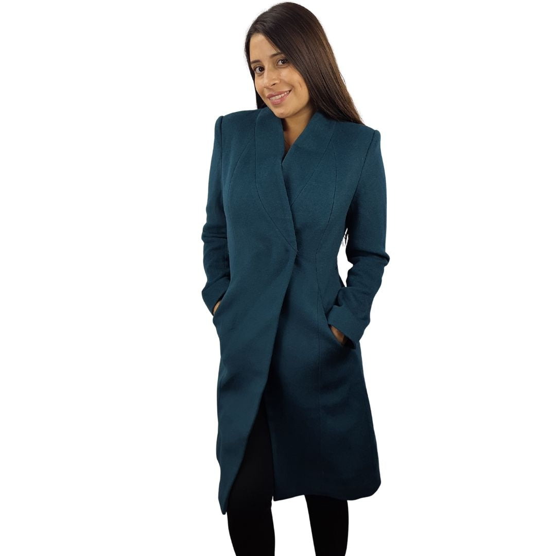 Blazer Vero Moda Verde Style AROUSAL L/S WOOL COAT(NL)