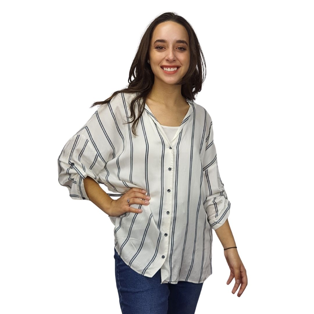 Camisa Vero Moda Blanco Style TINA 3/4 SHIRT SET(TP)