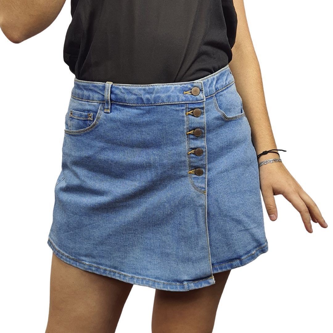 Short Vero Moda Azul Claro Style PANSY HW DENIM SHORTS(CR)