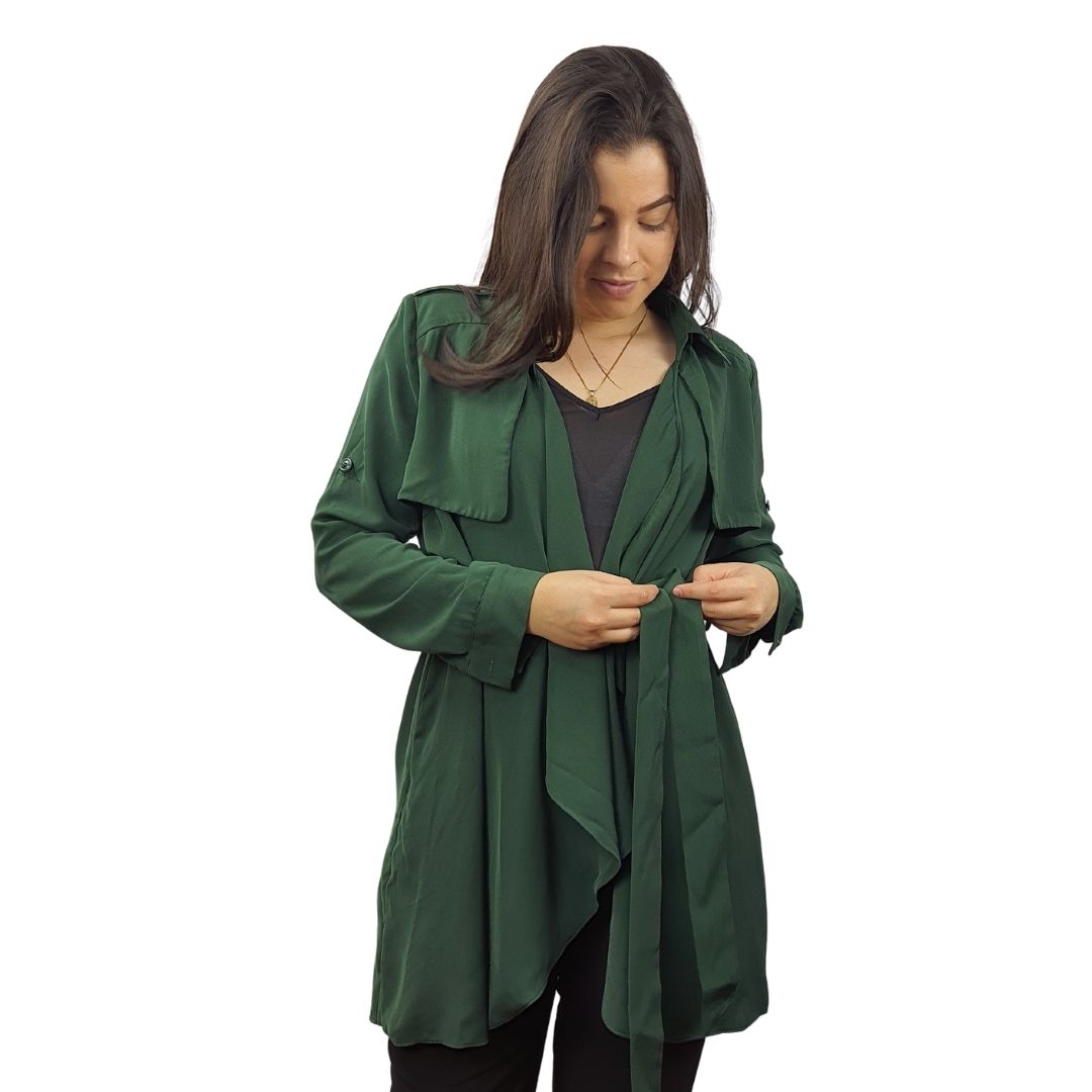 Blazer Vero Moda Verde Style UNA 3/4 JACKET(PM-EC-2)