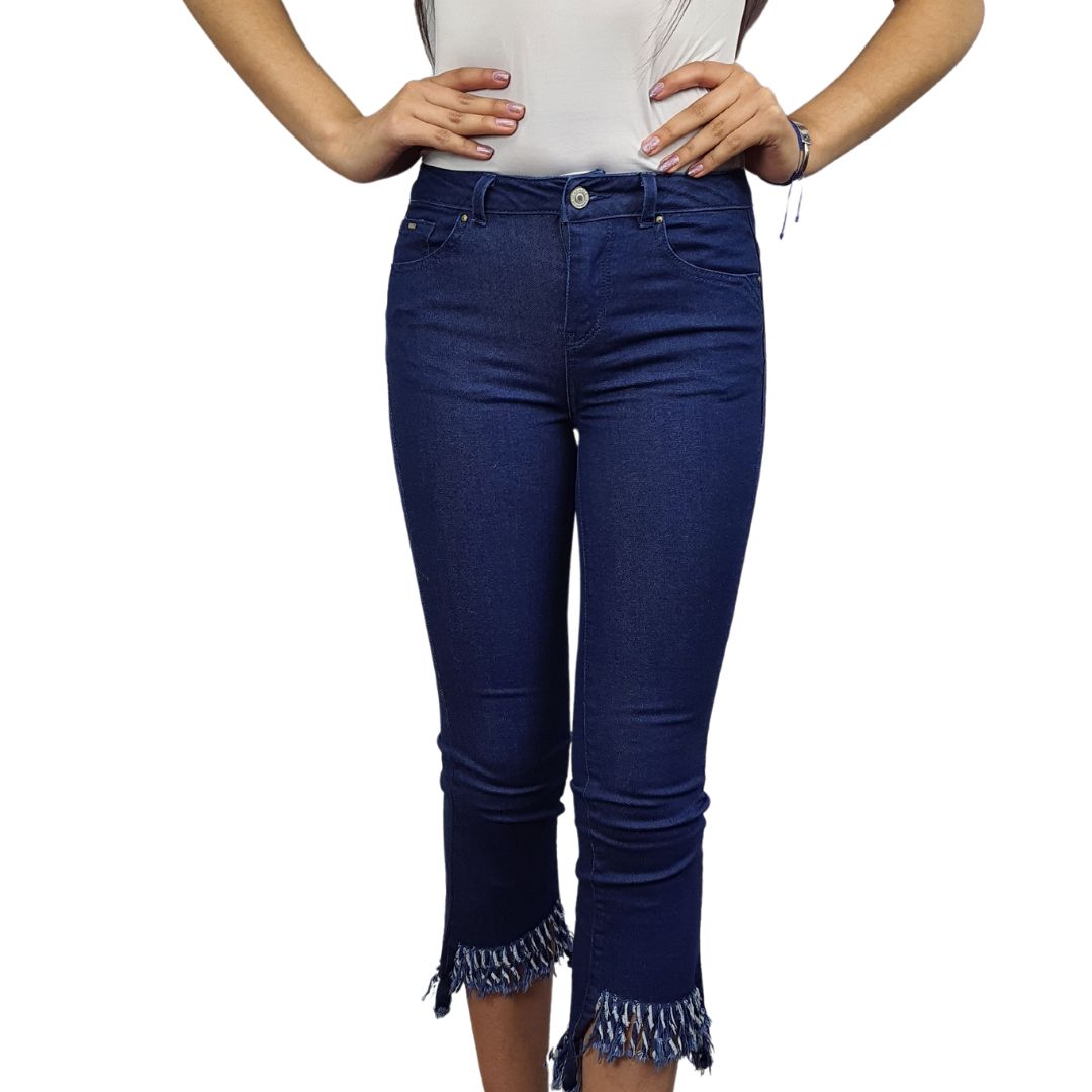 Jeans Vero Moda Azul Oscuro Style CLEANSER 7/8 MW SB JEANS(NN)