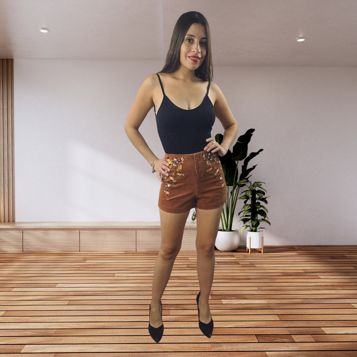 Short Vero Moda Marron Claro Style LURE SHORTS(UR)