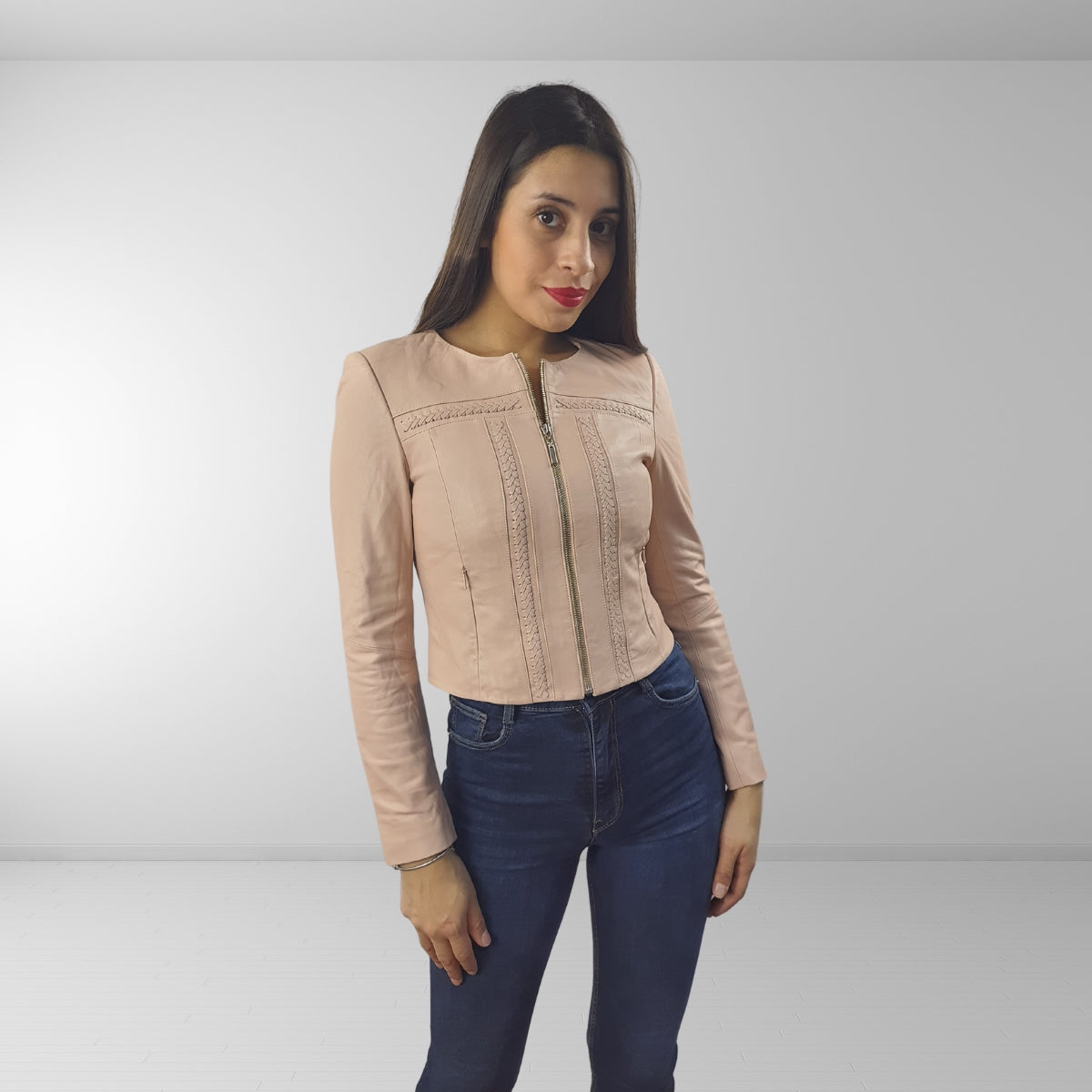 Chaqueta Vero Moda Rosado Style CHING L LEATHER JACKET(VMC-DR)