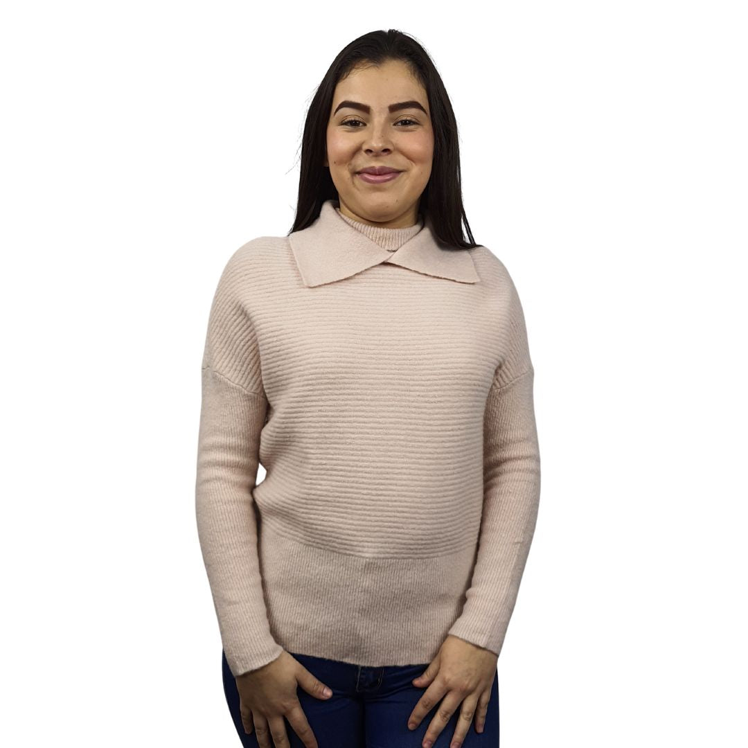 Sweater Vero Moda Salmon Style PENNY ROLL NECK L/S KNIT(VMC-AL)