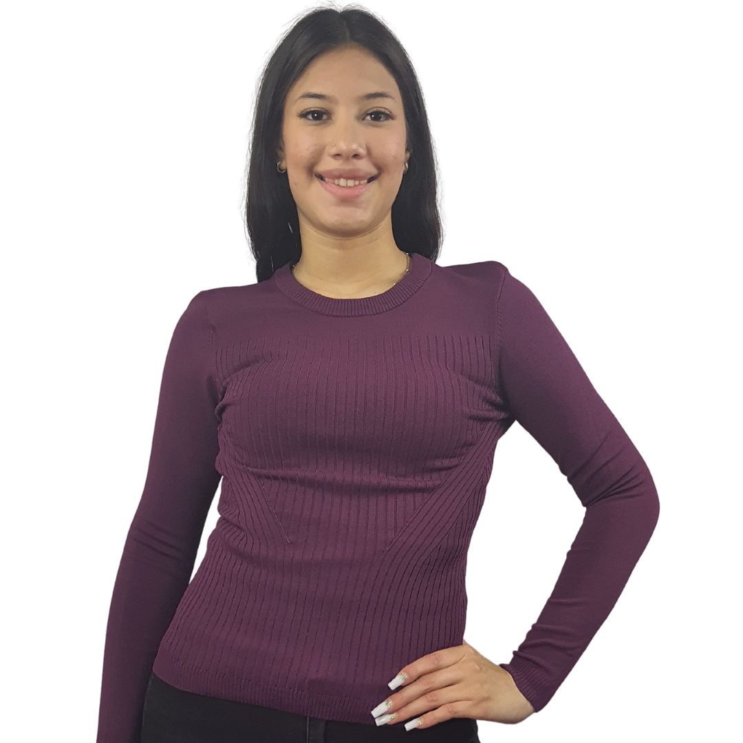 Sweater Vero Moda Morado Style YOJIM L/S KNIT(UM)