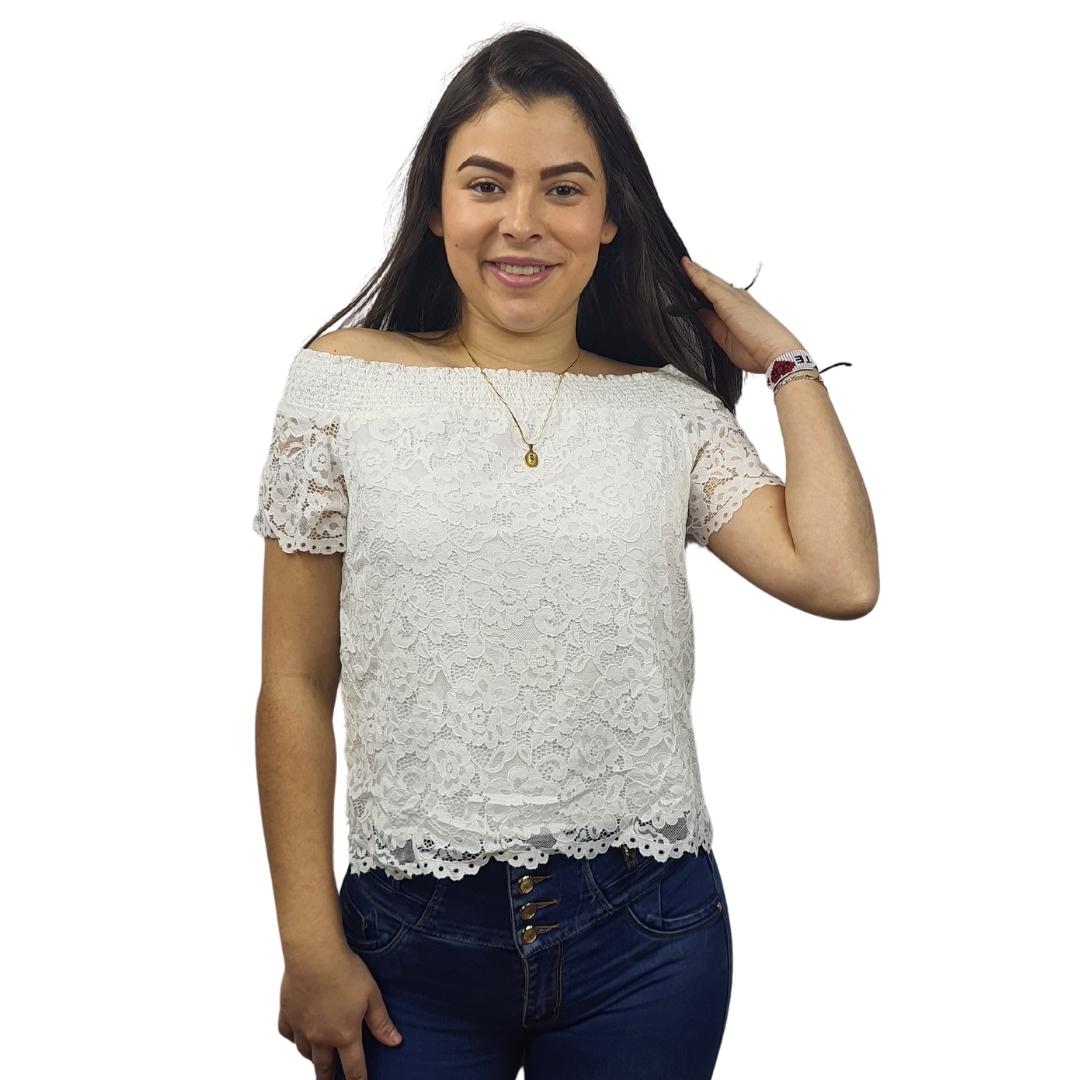 Blusa Vero Moda Blanco Style SASHIMI S/S TOP(NN)