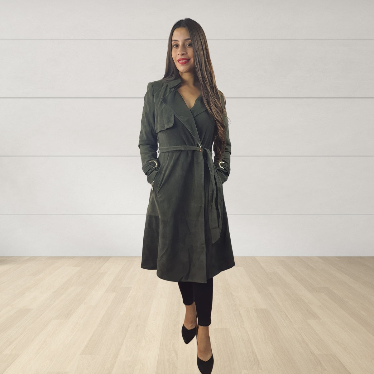 Blazer Vero Moda Verde Style BALDWIN GS LEATHER COAT(VMC-DR)