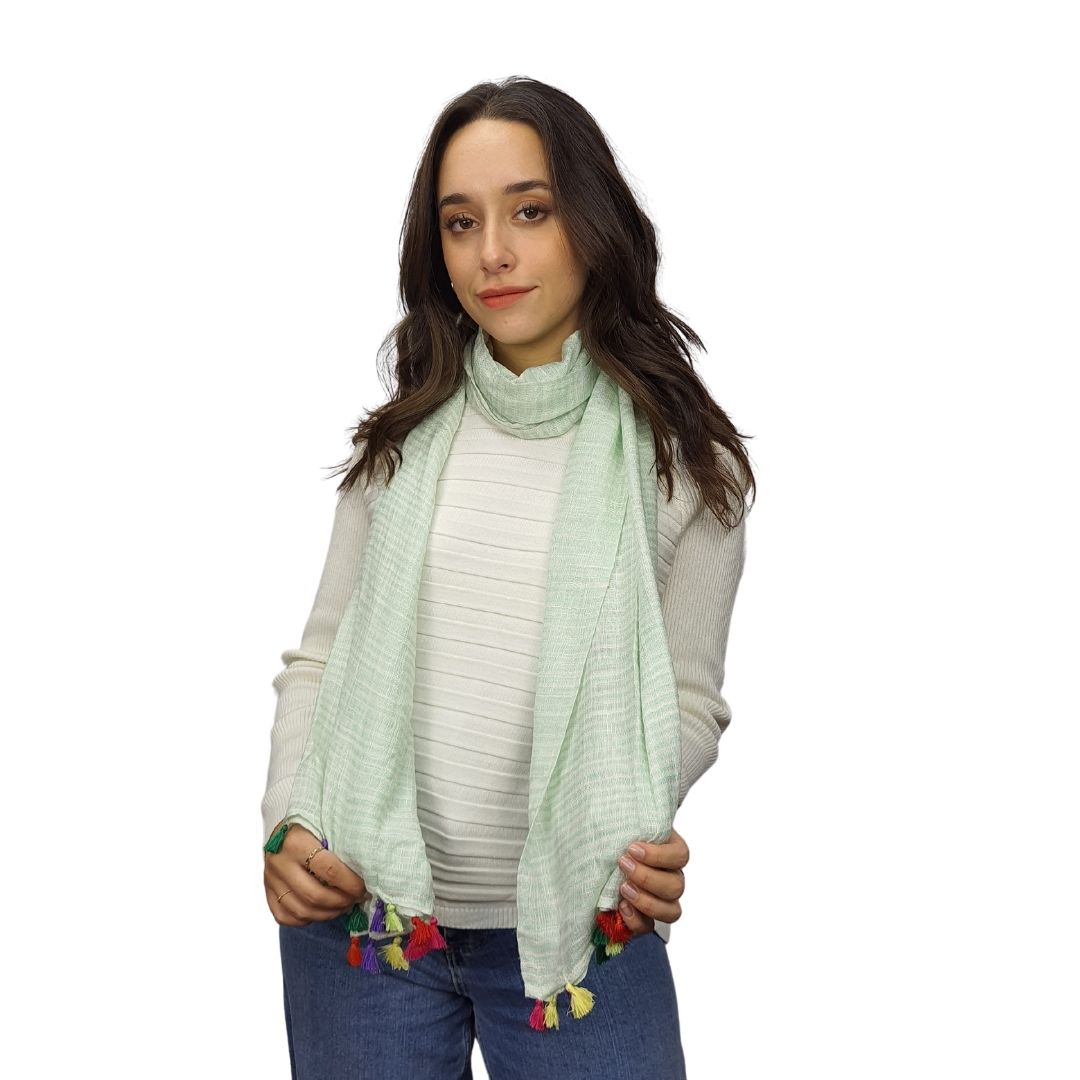 Pashmina Bufanda Rapsodia Bronn Acqua