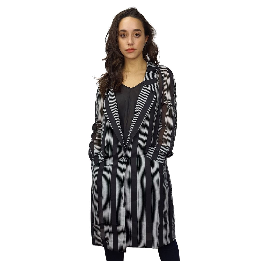 Blazer Vero Moda Negro Style BRIANNA 3/4 BLAZER(VMC-NE-CT-2)