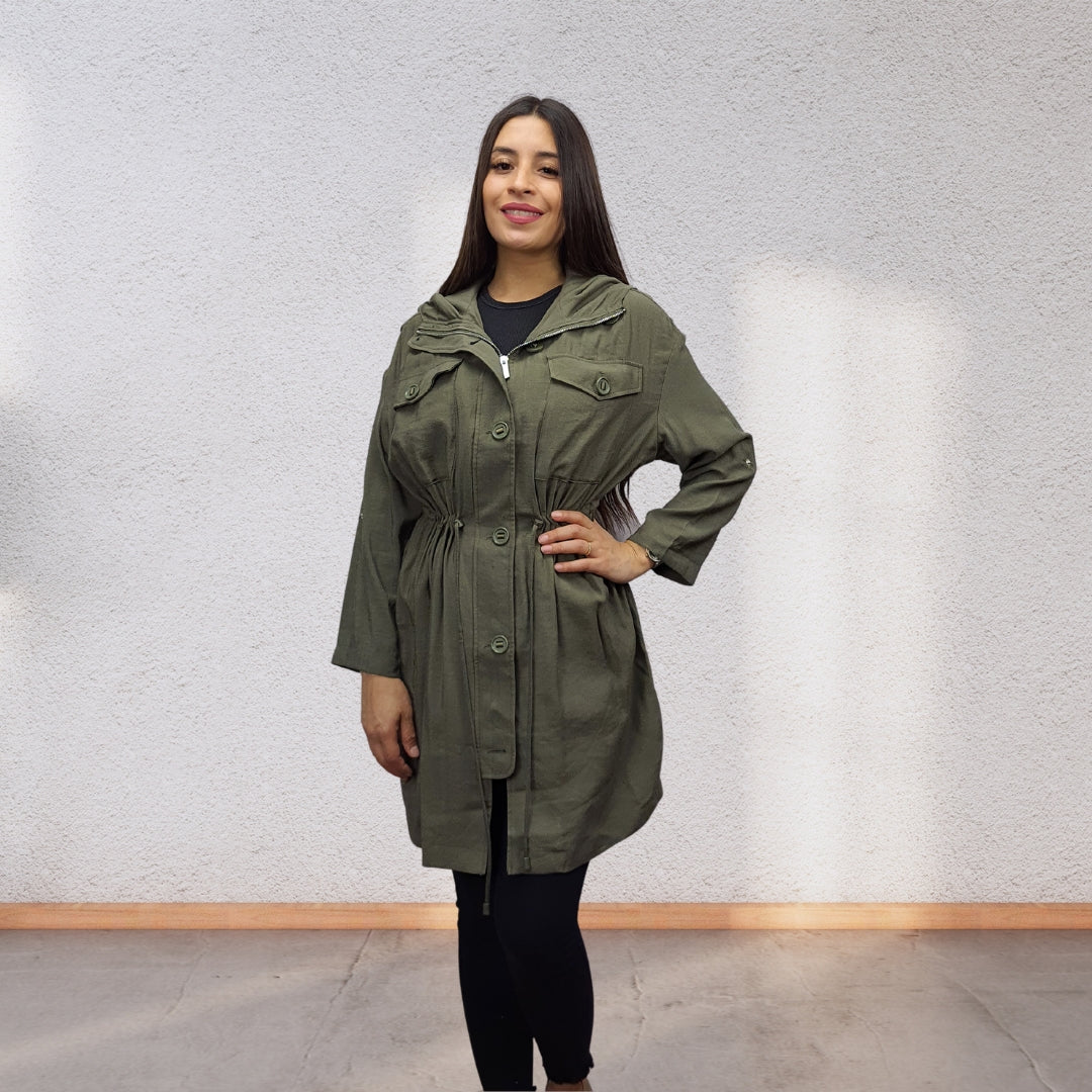 Chaqueta Vero Moda Verde Style HORS L/S COAT(NR)