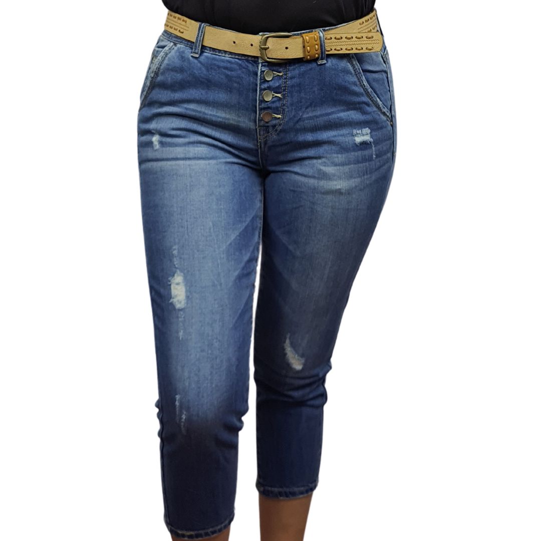 Jeans Vero Moda Azul Claro Style WIND 7/8 MICRO CARROT JEANS(TP)
