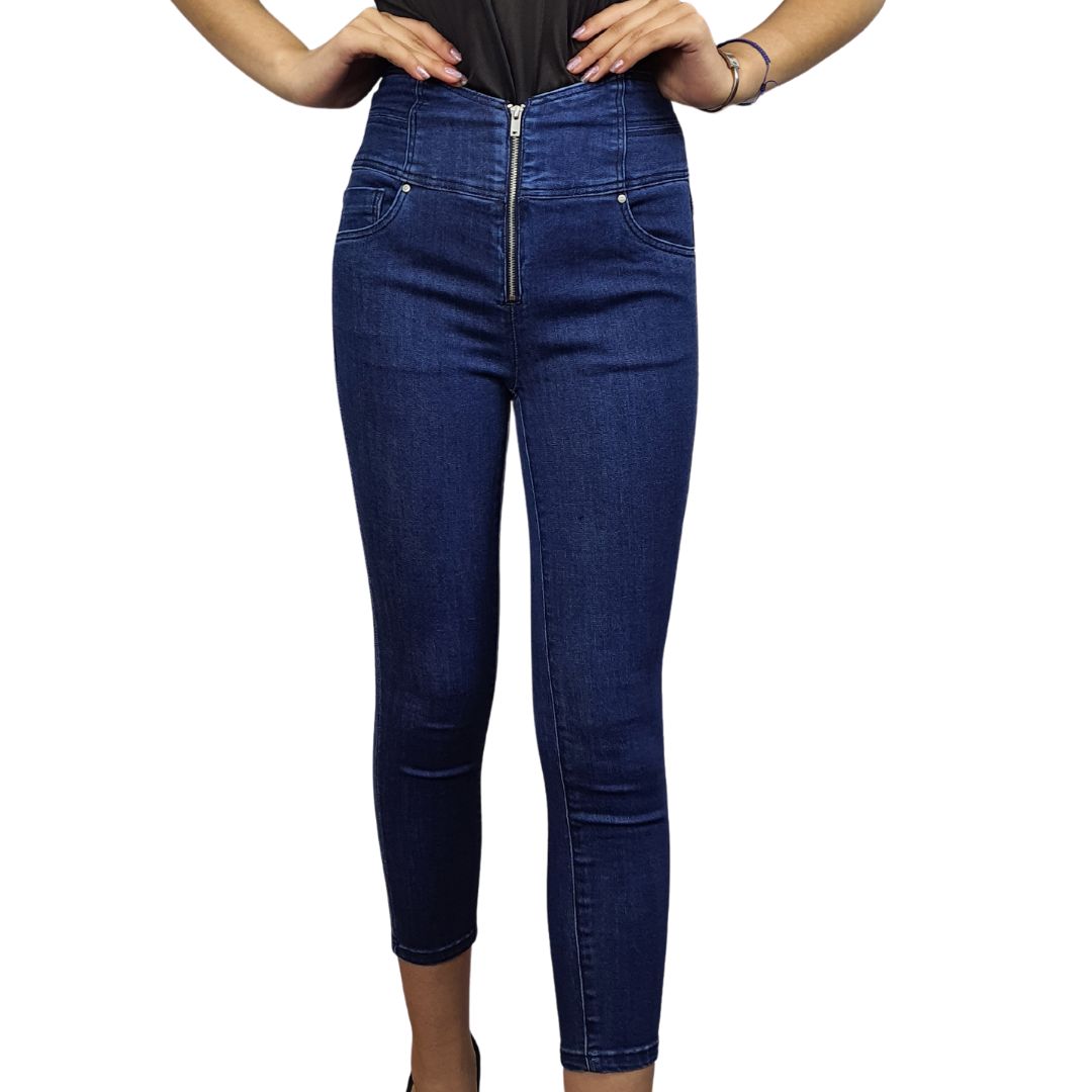 Jeans Vero Moda Azul Oscuro Style TAURUS 7/8 HW X-SLIM JEANS(NN)