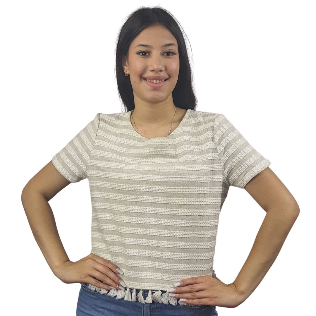 Blusa Vero Moda Blanco Style KAY S/S TOP(EL)