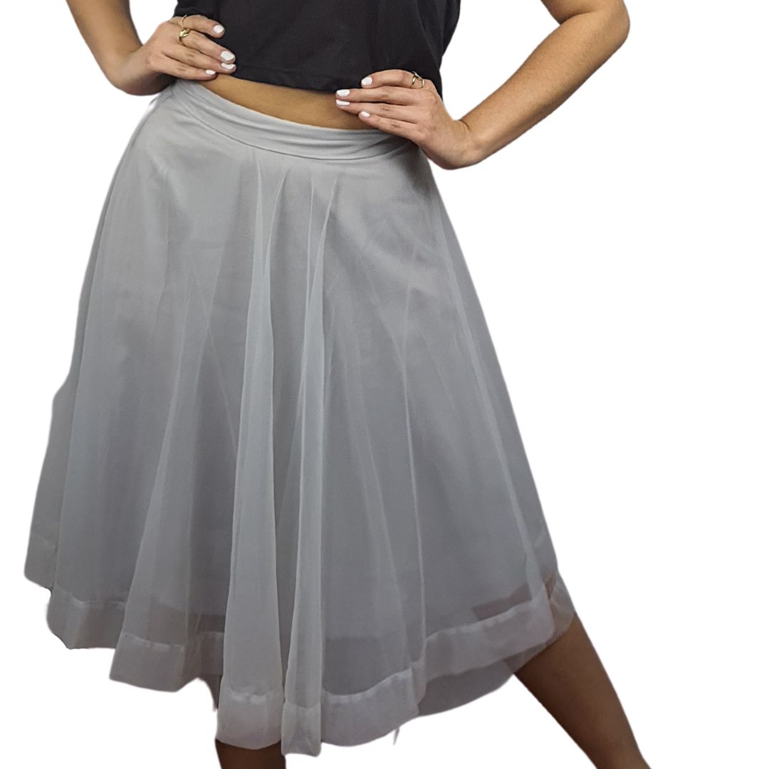 Falda Vero Moda Gris Claro Style RETAIL KATE MIDI SKIRT(VMC-RN)