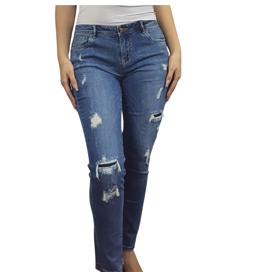 Jeans Vero Moda Azul Style FRESH SLIM JEANS(BT)
