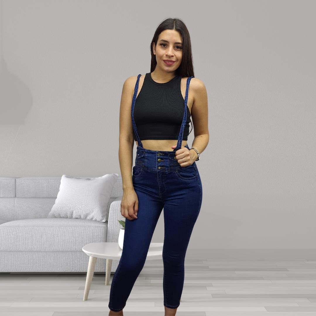 Jeans Vero Moda Azul Oscuro Style BUILDING 7/8 HW X-SLIM JEANS(TP-CT-2)