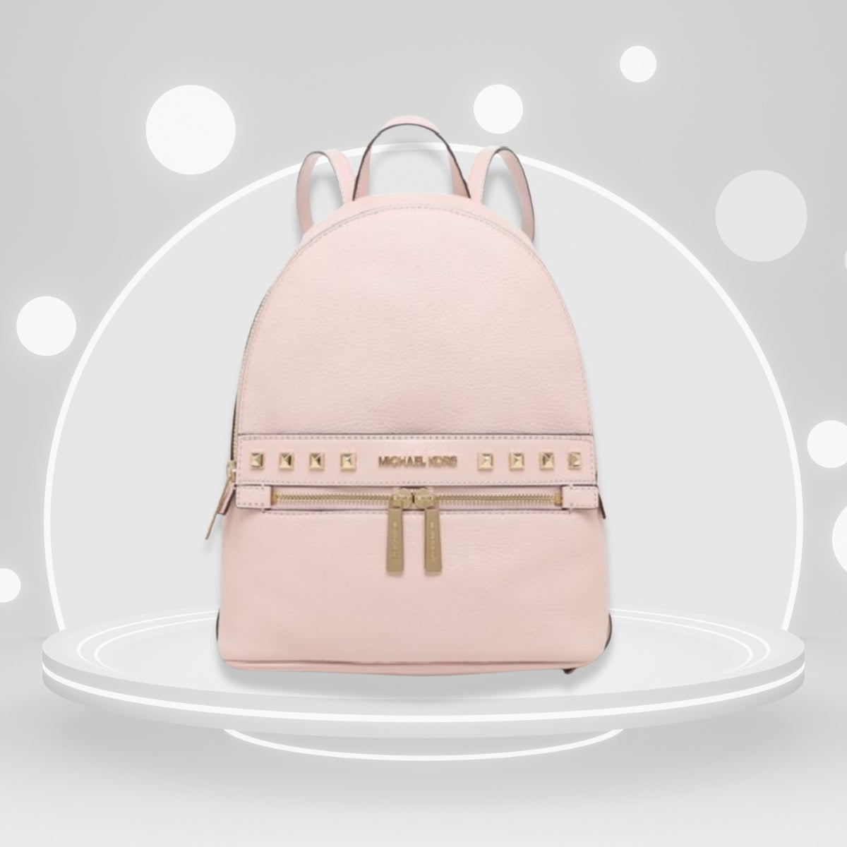 Cartera Michael Kors KENLY Backpack Leather Lg Powder BlushColor POWDER BLUSH