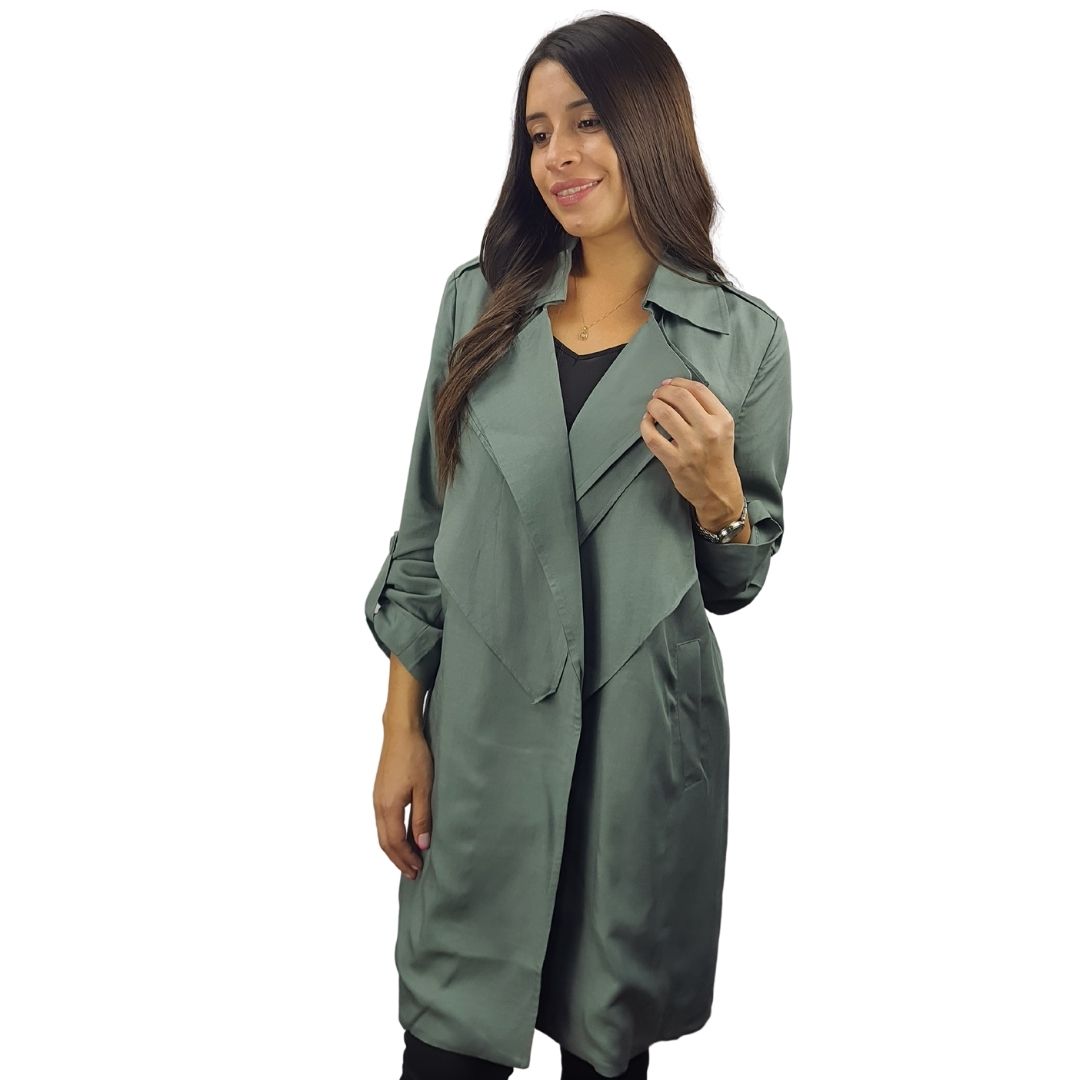 Tapado Vero Moda Verde Style STARRY NARCISSUS L/S COAT(LL)