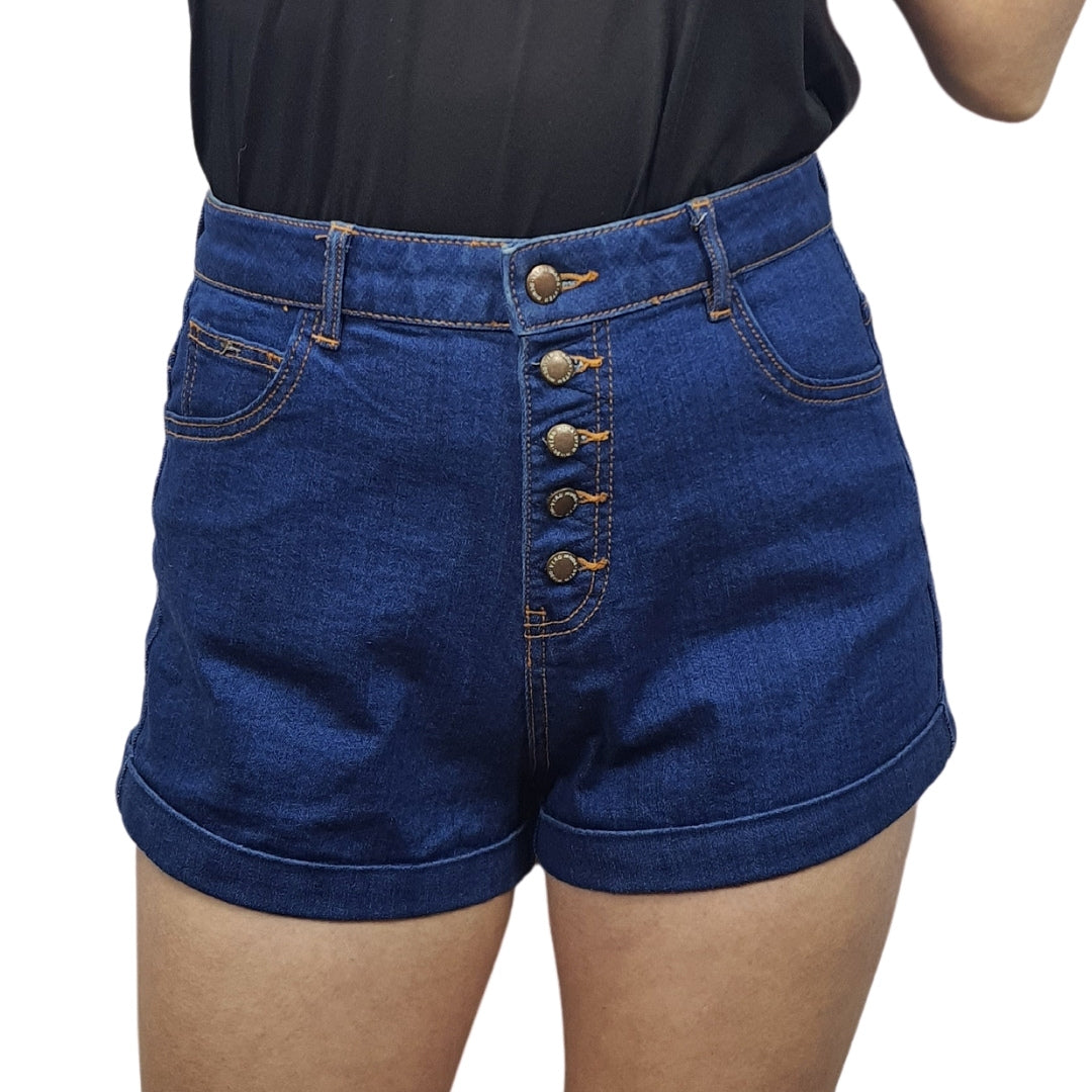 Short Vero Moda Azul Style INDUGE HW DENIM SHORTS(MP)