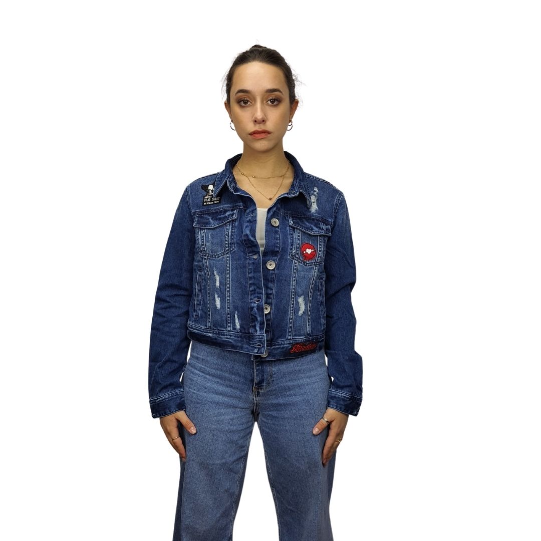 Chaqueta Vero Moda Azul Style PATCH DENIM JKT(RN)-OR