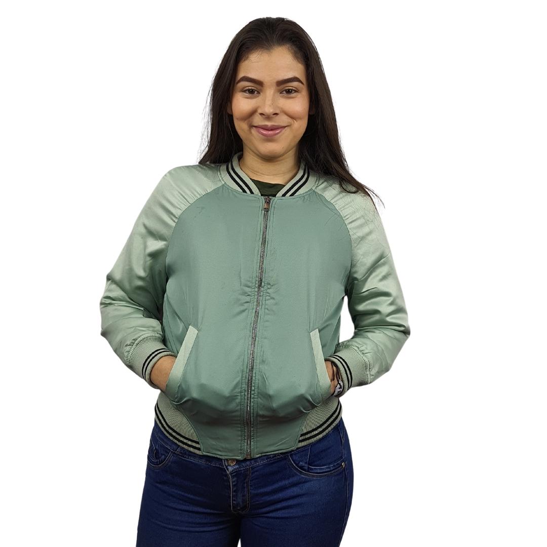 Chaqueta Vero Moda Verde Agua Style GREENY L/S BOMBER JACKET(NL)