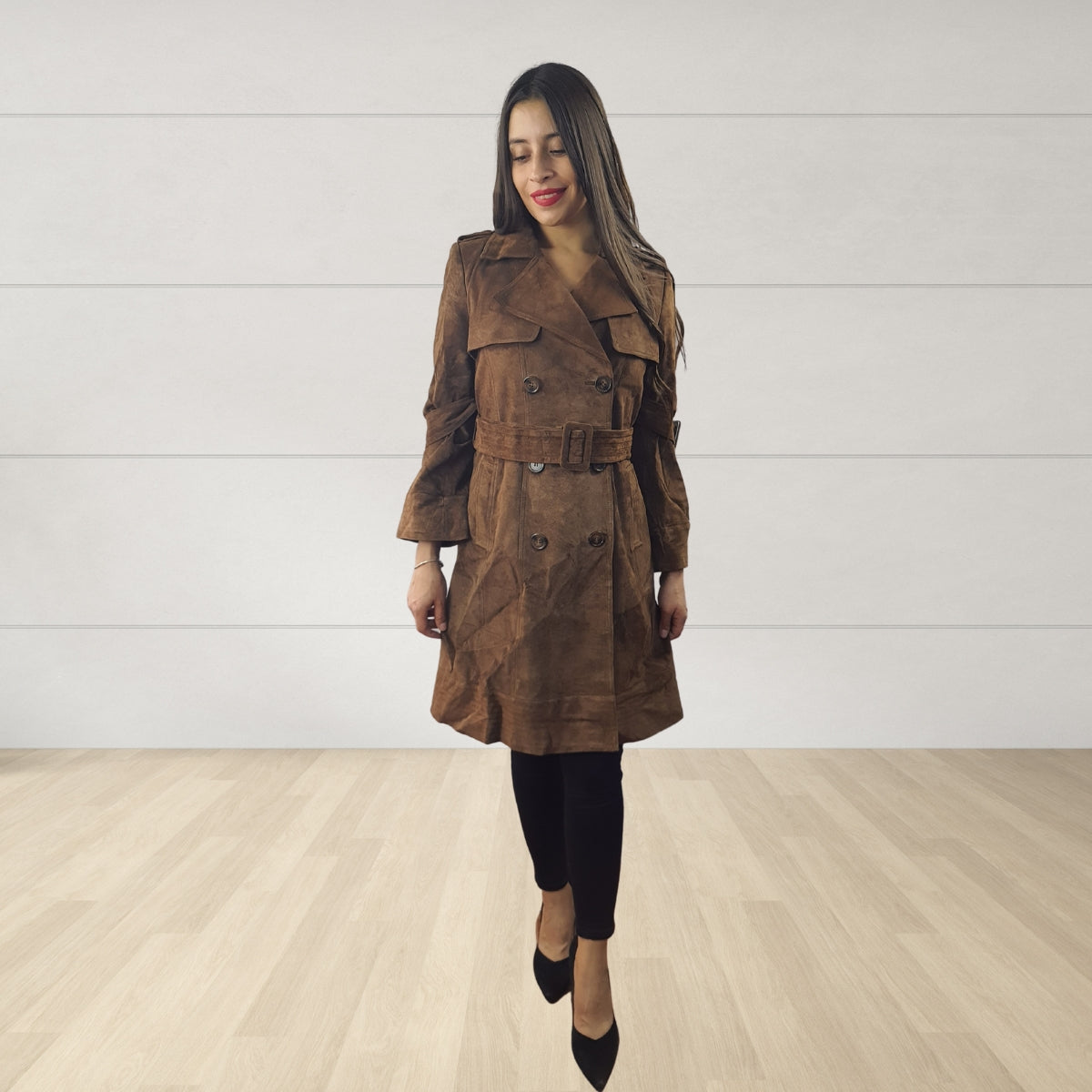 Blazer Vero Moda Marron Style HUMOR 3/4 PS LEATHER COAT(LL)