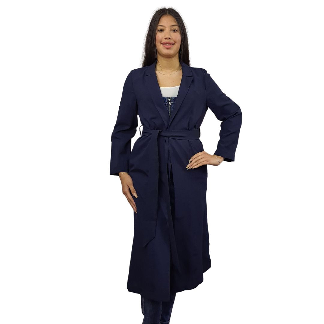 Tapado Vero Moda Azul Oscuro Style VICKY L/S COAT(VMC-MM)
