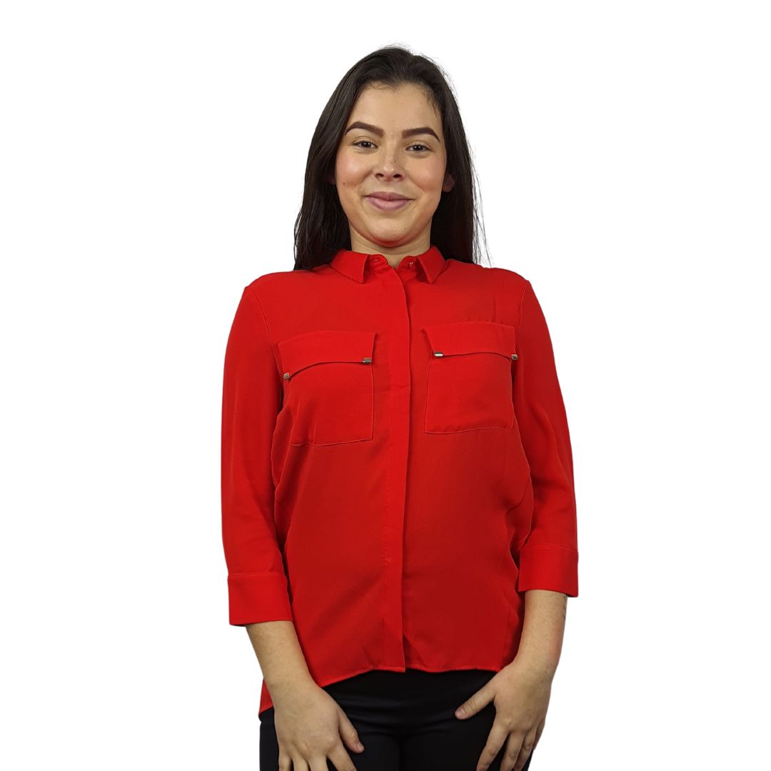 Blusa Vero Moda Rojo Style LINE 3/4 SHIRT(MW-EC-2)