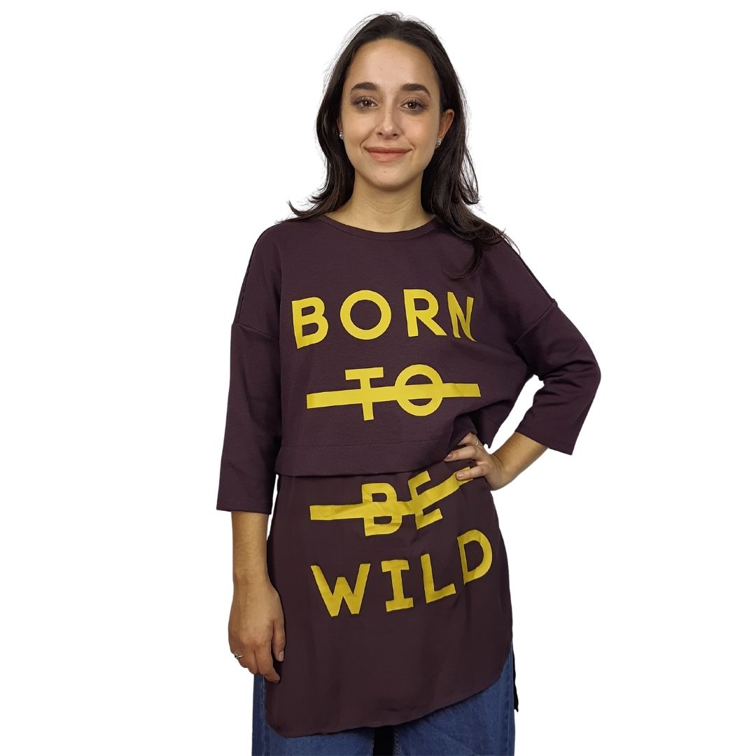 Blusa Vero Moda Morado Style COOL 3/4 TOP(PM-CT-3)
